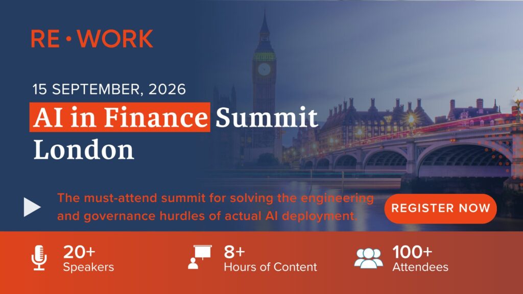 Events 40 AI in Finance Summit Banner 1920x1080px